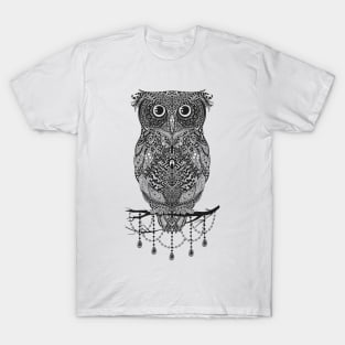 Owl with Jewelry T-Shirt